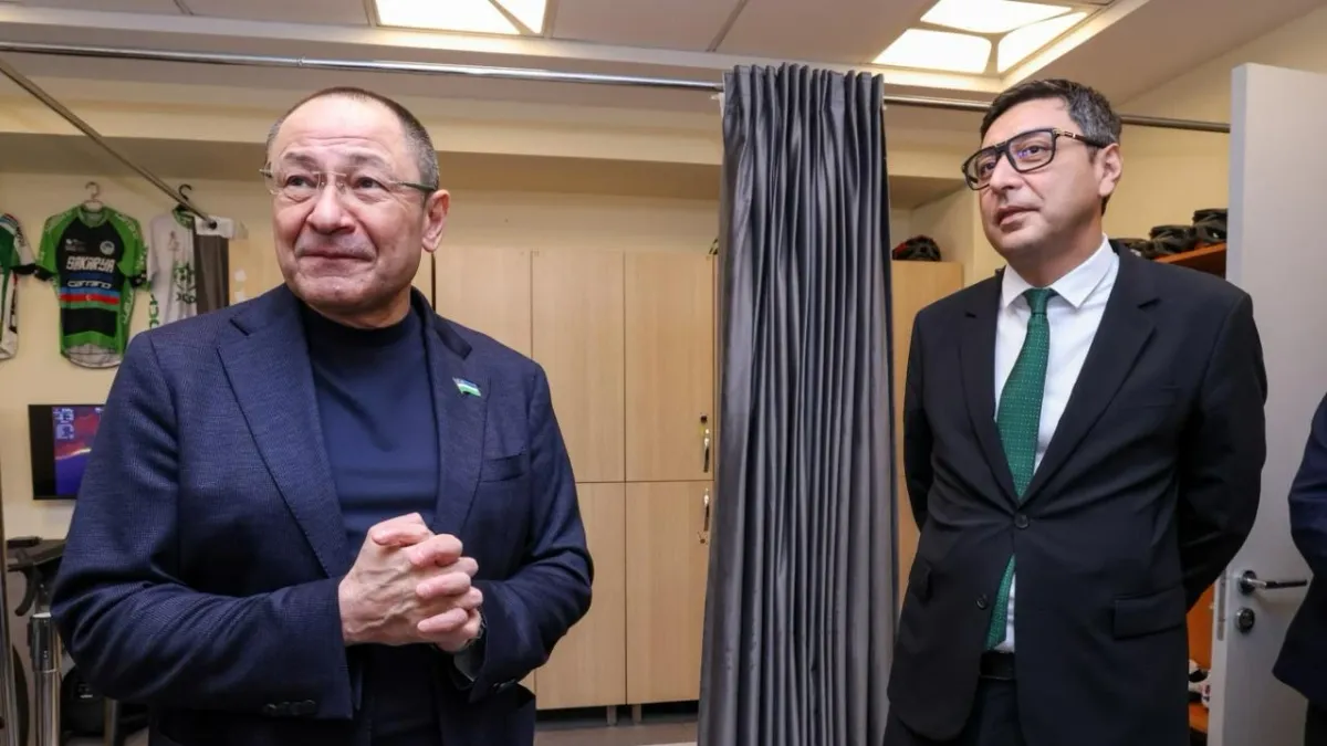 Respublika Velotrekində nazirlərin ziyarəti və məşqçi ilə söhbəti