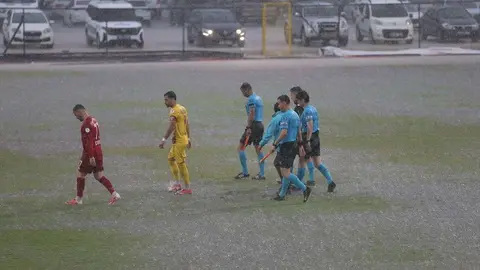 Fethiyespor - Eyüpspor maçı tatil sonrası saha görüntüsü