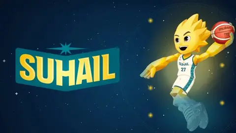 Doha təqdimatında FIBA Dünya Kuboku maskotu Suhail