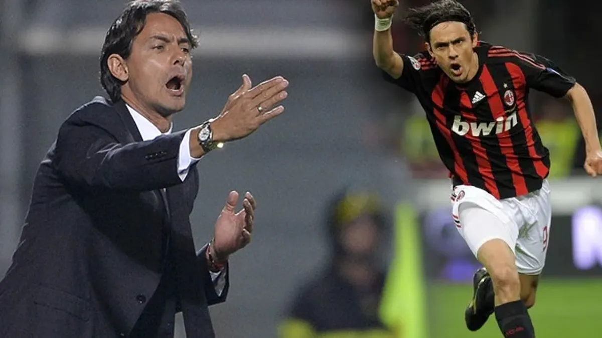 Filippo Inzaghi maç öncesi soyunma odasında Plasmon bisküvisiyle