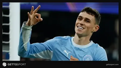 Fil Foden topa zərbə vurur və qolu qeyd edir