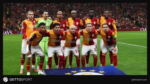 Galatasaray ilk 11'iyle sahaya çıkarken takım pozisyonu