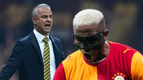 Galatasaray formasıyla sevinç yaşayan Victor Osimhen ve sosyal medya paylaşımı ekran görüntüsü