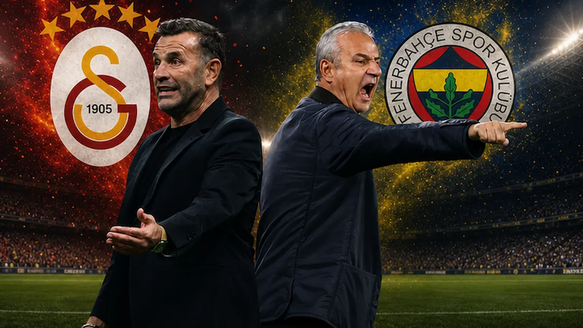 Rams Park stadyumunda Galatasaray-Fenerbahçe derbisi öncesi görüntü