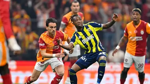 RAMS Park stadyumunda Galatasaray-Fenerbahçe derbisi öncesi bir genel görüntü