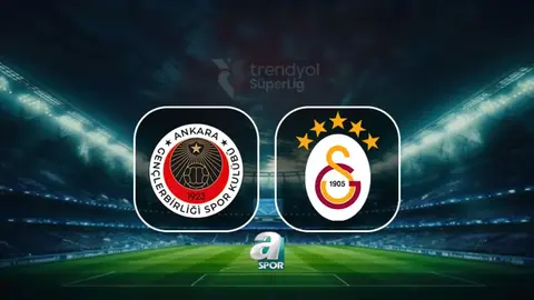 Galatasaray oyuncuları maç öncesi ısınırken stadyum görüntüsü