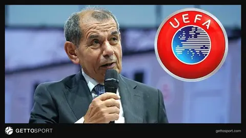 Galatasaray oyuncuları ve yöneticileri UEFA başvurusu için görüşme yaparken