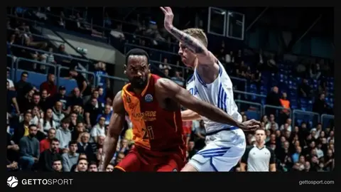 Dražen Petrović Spor Salonu'nda Cibona ile Galatasaray arasındaki maçtan görüntü