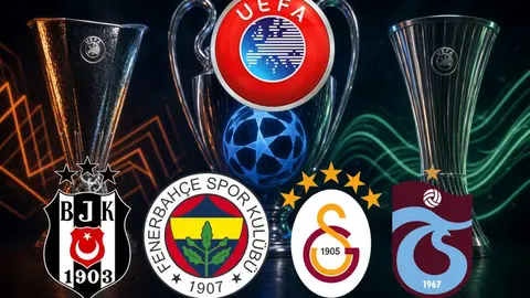 UEFA yazısı ve Türk kulüp formaları