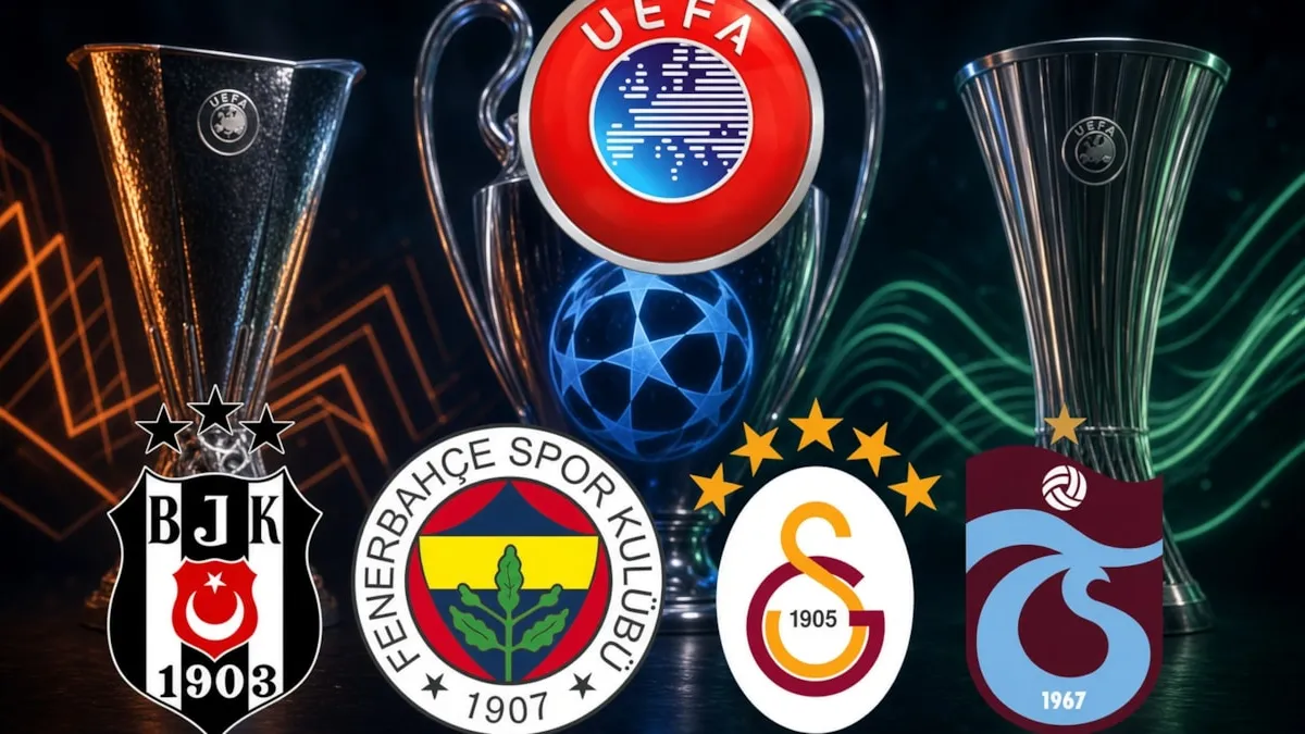 UEFA yazısı ve Türk kulüp formaları