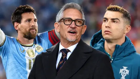 Gary Lineker Stamford Bridge'de konuşurken