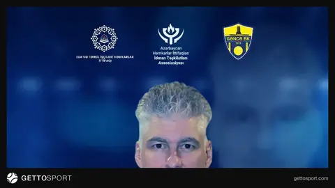 Gəncə basketbol komandasının məşq meydançasında oyunçular və rəhbərlik