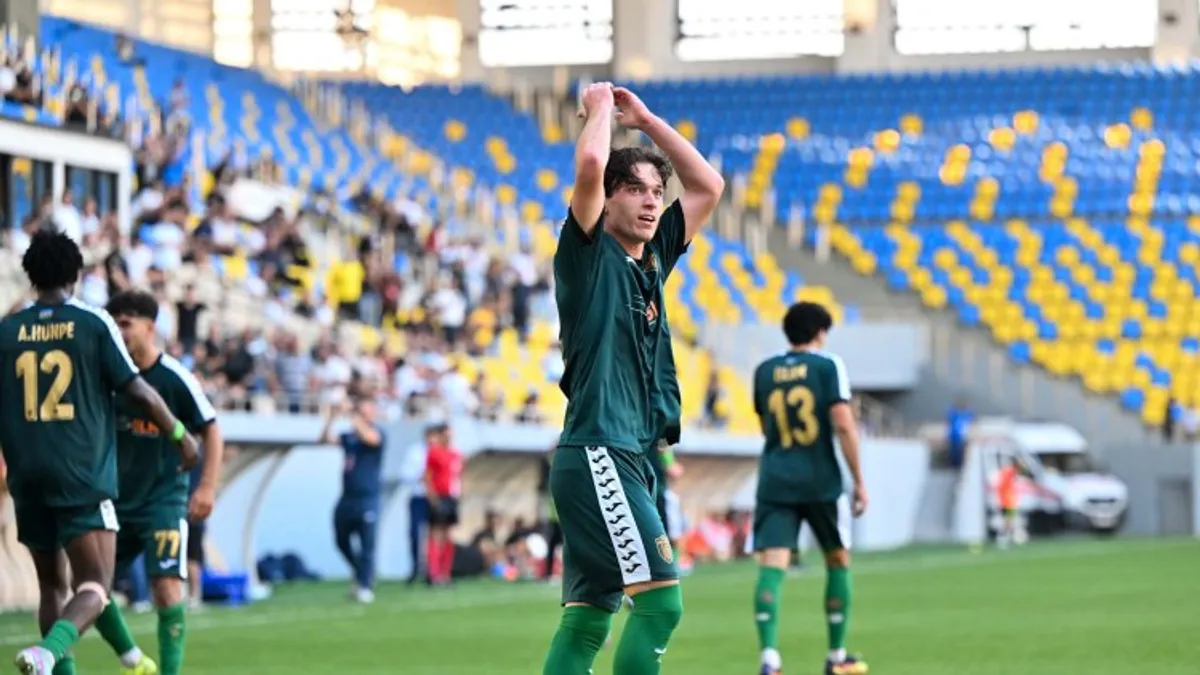 Gəncəbasar futbolçuları böyük qələbəni qeyd edirlər