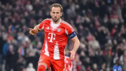 Bayern Münih formasıyla Harry Kane gol sevinci