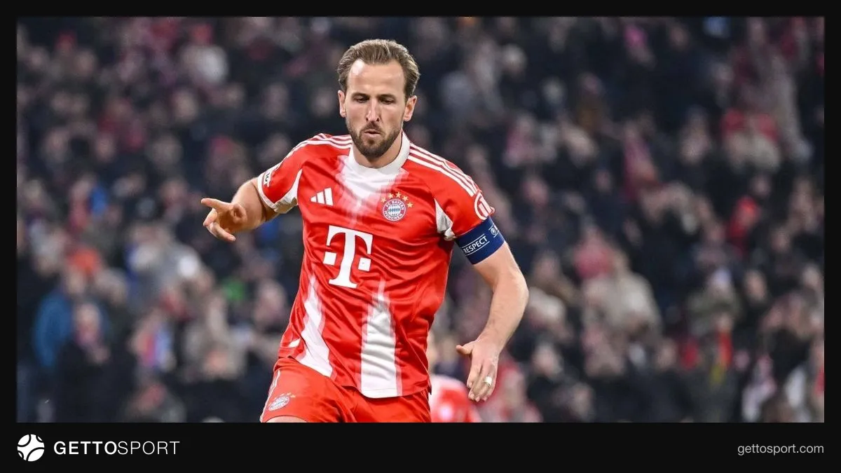 Bayern Münih formasıyla Harry Kane gol sevinci
