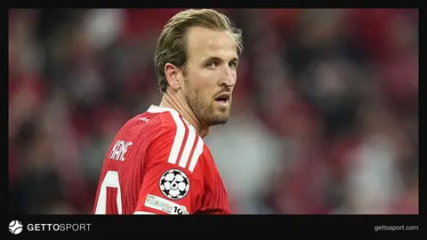 Harry Kane Bayern Münih formasında gol sevinci