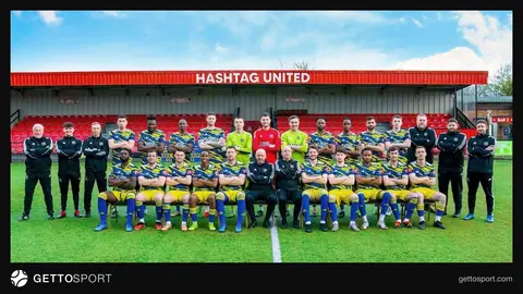 Hashtag United kurucusu Spencer Owen yeni stadyum açılışında konuşurken