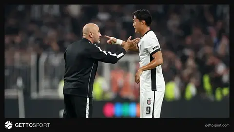 Beşiktaş formasıyla Hyeon-gyu Oh gol sevinci