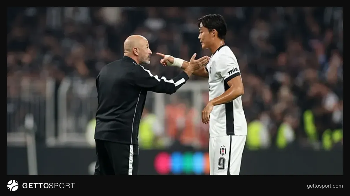 Beşiktaş formasıyla Hyeon-gyu Oh gol sevinci