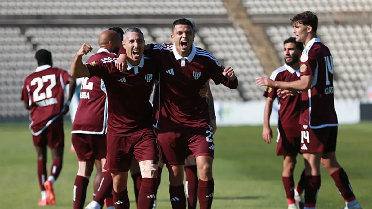 Iğdır FK oyuncuları Bandırma deplasmanında gol sevinci