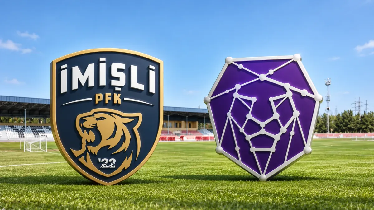 İmişli və Şamaxı futbol komandalarının oyunçuları meydanda