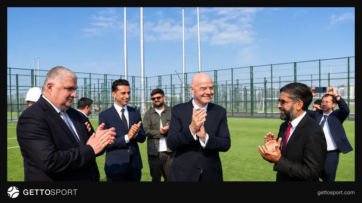 Canni İnfantino Bakıda U-15 dünya çempionatını elan edir