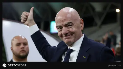 Canni İnfantino və Debbi Hyuitt FIFA iclasında