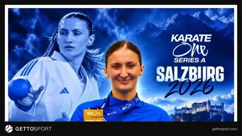 İrina Zaretska podiumda medal ilə