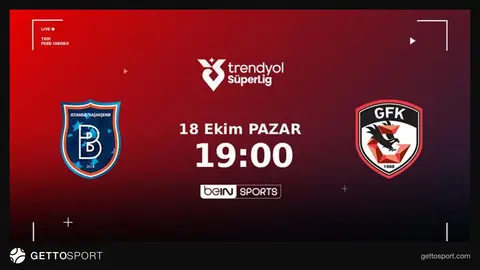 Fatih Terim Stadyumu önünde İstanbul Başakşehir ve Gaziantep FK formaları
