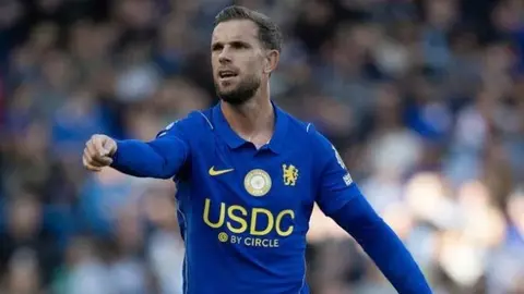 Jordan Henderson Chelsea formasıyla sahada