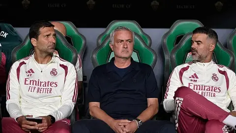 Jose Mourinho röportaj verirken fotoğrafı