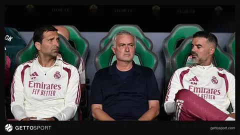 Jose Mourinho röportaj verirken fotoğrafı