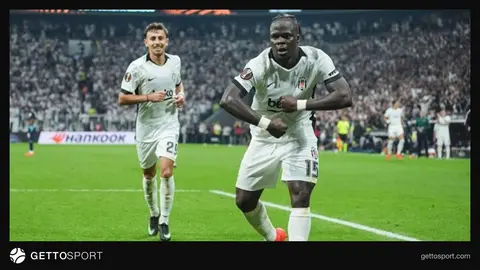 Beşiktaş formasıyla Junior Olaitan saha içinde