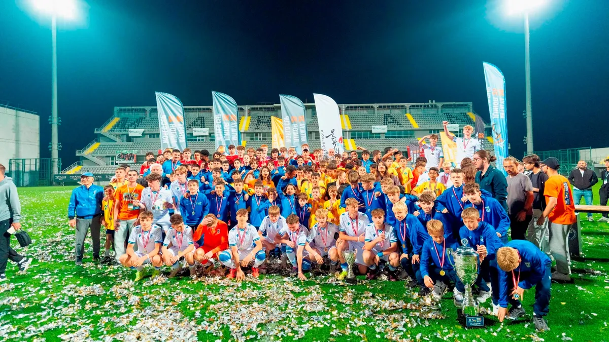 Junior World Cup Antalya genç futbolcular ödül töreninde