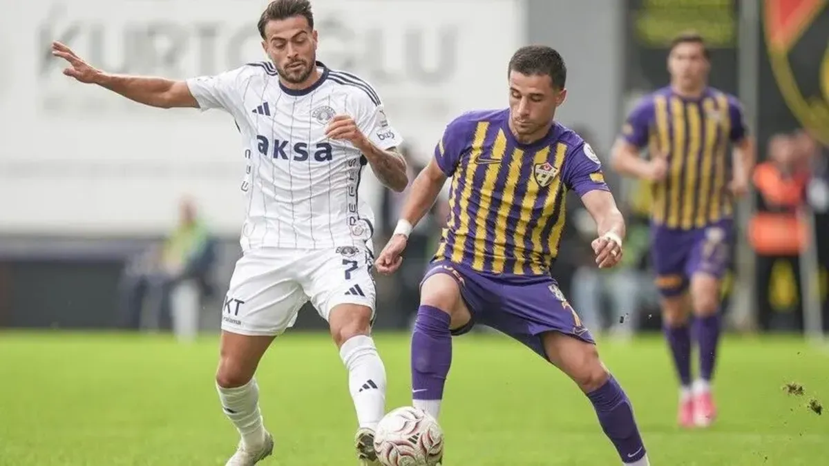 Eyüpspor-Kasımpaşa maçında gol sevinci