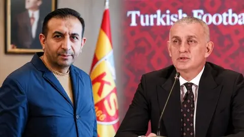 Tufan Koç ile İbrahim Hacıosmanoğlu'nun İstanbul'da görüşürken fotoğrafı