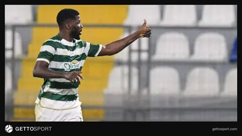 Bursaspor formasıyla Kelechi Iheanacho gol sevinci