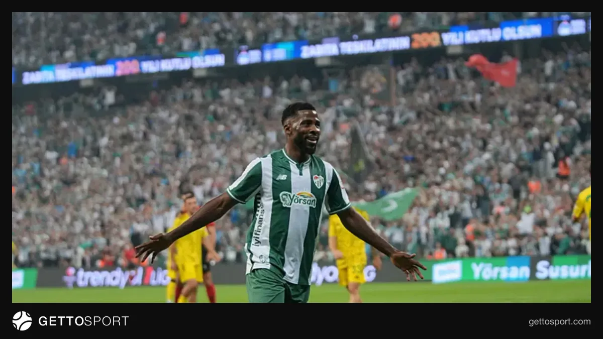 Bursaspor formasıyla gol sevinci yaşayan Kelechi Iheanacho