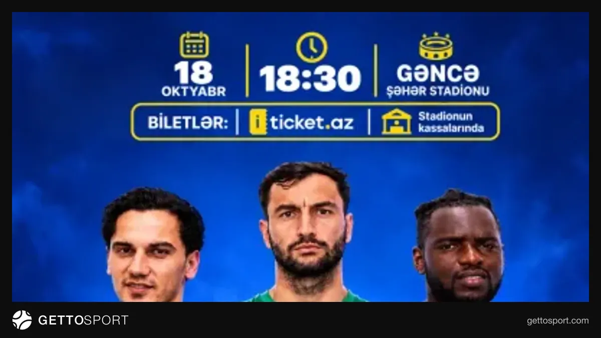 Gəncə Şəhər Stadionunda Kəpəz–Zirə matçının biletləri satışa çıxarılıb.