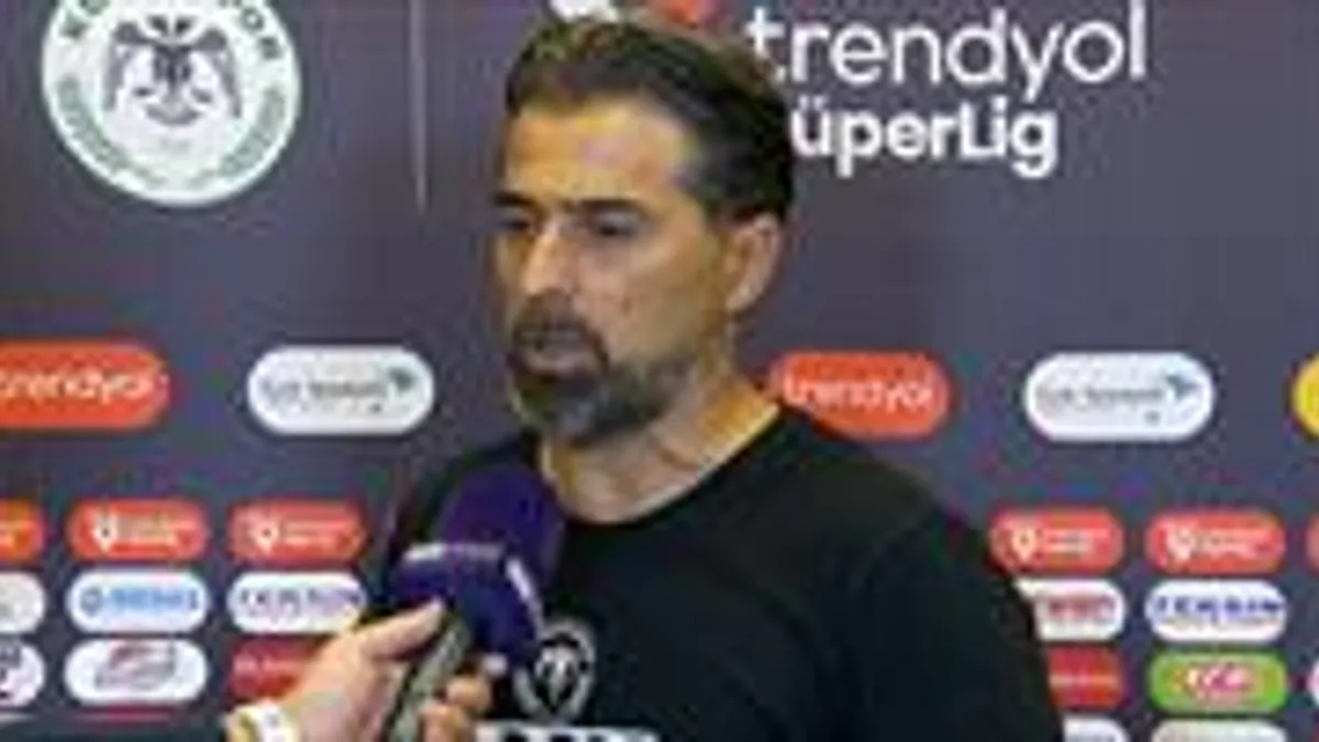 Konyaspor futbolcuları gol sevinci