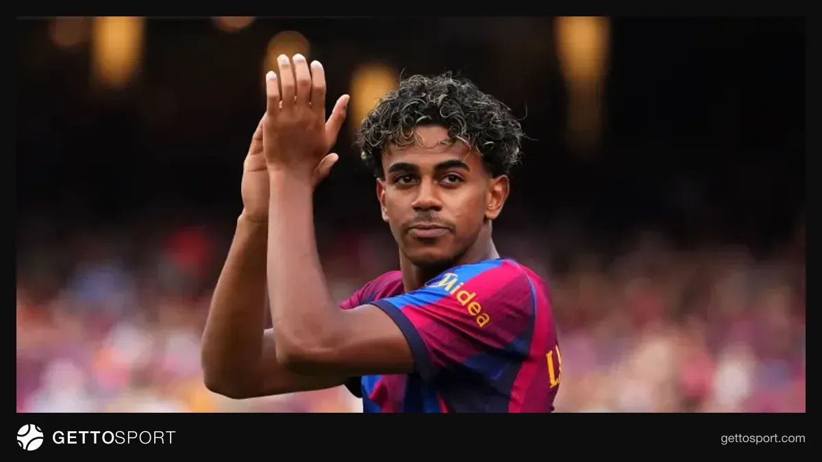Lamin Yamal topa zərbə vurur, Betis - Barcelona oyunu