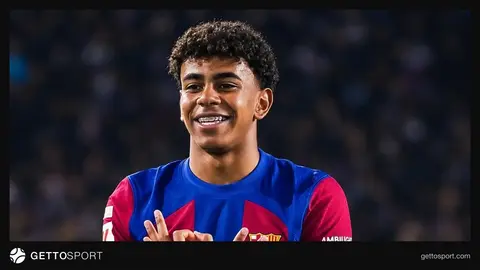 Lamin Yamal Barcelona formasında