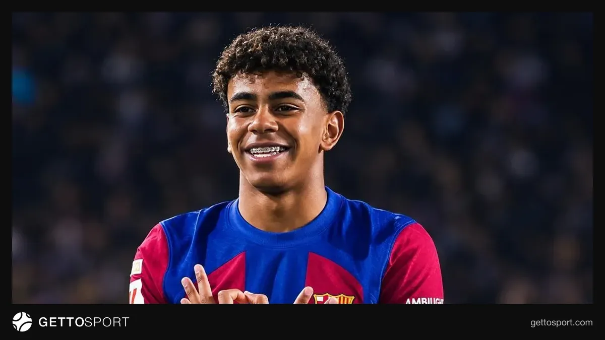 Lamin Yamal Barcelona formasında
