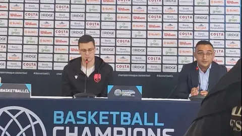 Lazar Spasiç matçdan sonra mətbuat konfransında danışır