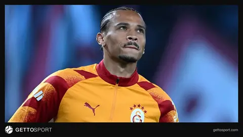 Leroy Sané Galatasaray formasıyla oyunda görüntüsü
