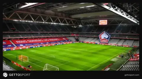 Stade Pierre-Mauroy önünde güvenlik ve taraftar kontrolleri