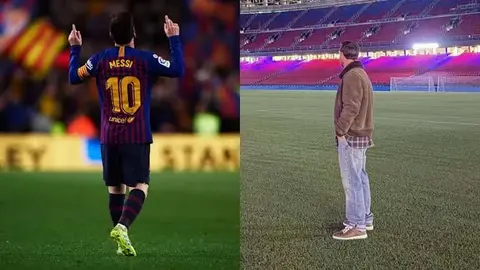 Kamp Nou stadionu və Lionel Messi ilə vida tədbiri təsəvvürü