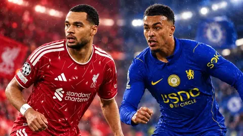 Anfield'da Liverpool-Chelsea Lig Kupası maçı öncesi hazırlık anı