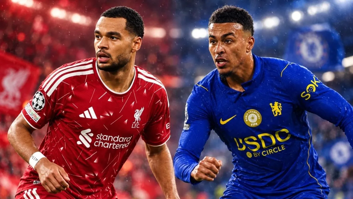 Anfield'da Liverpool-Chelsea Lig Kupası maçı öncesi hazırlık anı