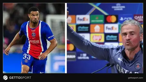 Luis Enrike mətbuat konfransında danışır